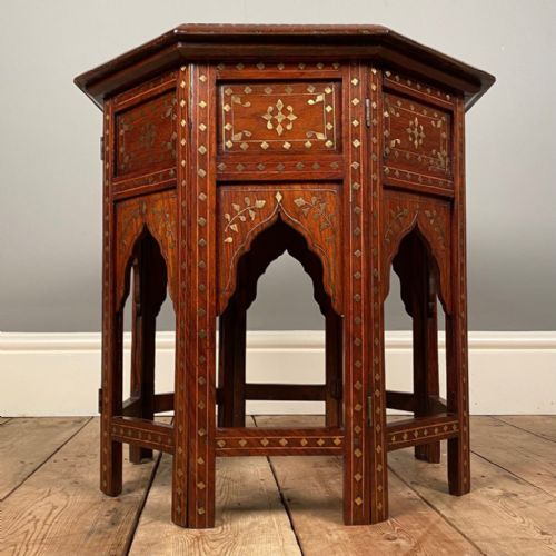 Brass Inlaid Hoshiarpur Table