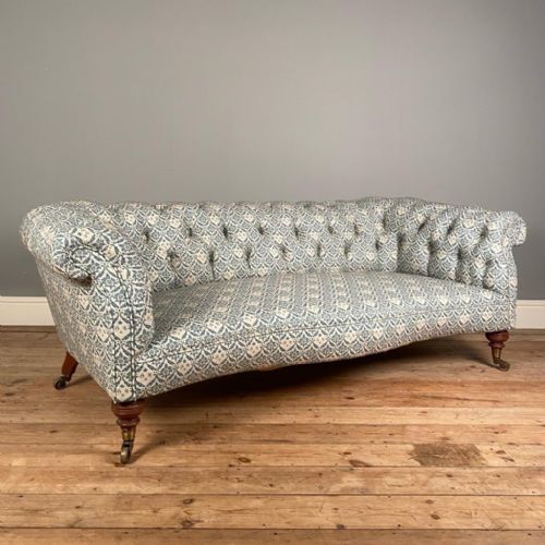 19th C Howard and Sons Chesterfield Sofa