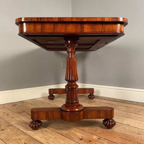 fig 1. Gillows George IV Rosewood Library Table