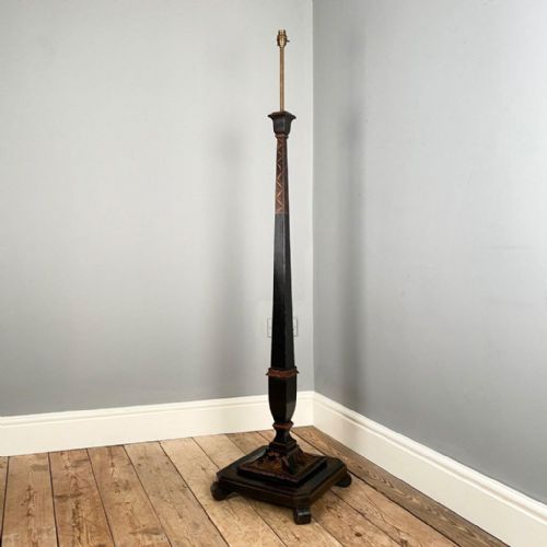Edwardian Chinoiserie Standard Lamp