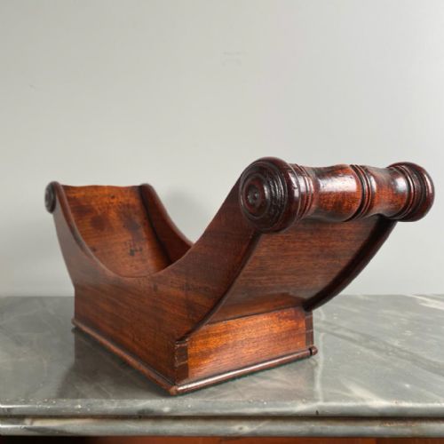 Georgian Mahogany Cheese Coaster
