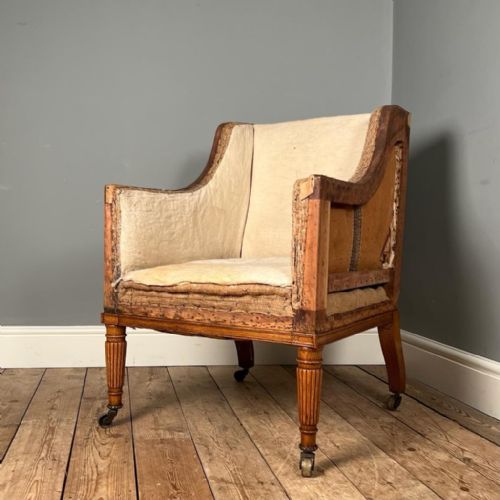 19th C Gillows Oak Library Chair