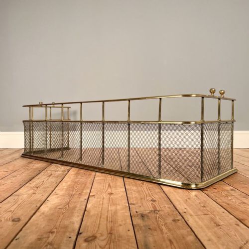 Smart 19th C Brass Nursery Fender