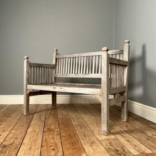 Iconic Heals of London Teak Garden Bench