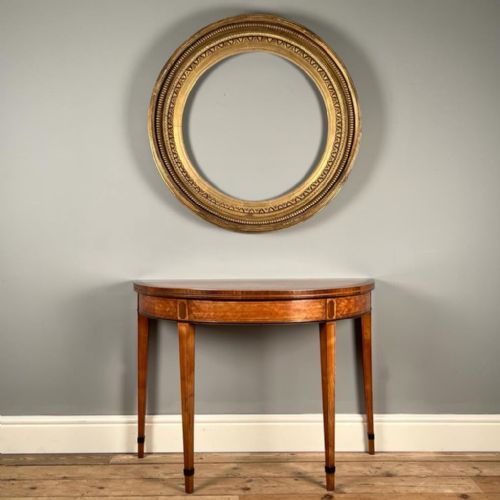 18th C Satinwood & Ebony Gillows Card Table