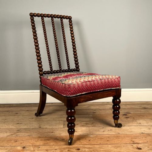 19th C Miles & Edwards Bobbin Chair