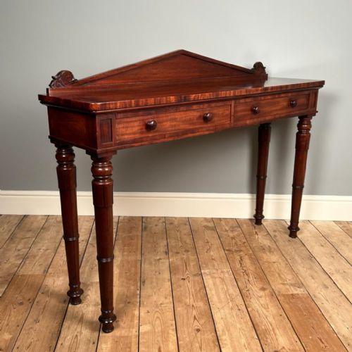Shallow George IV Mahogany Console Table