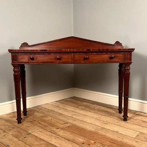fig 1. Shallow George IV Mahogany Console Table