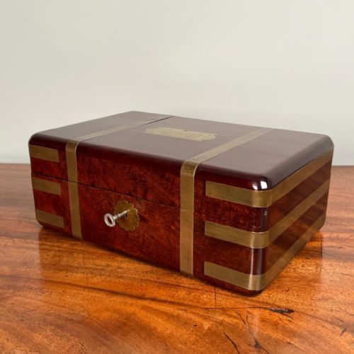 19th C Mahogany Campaign Box