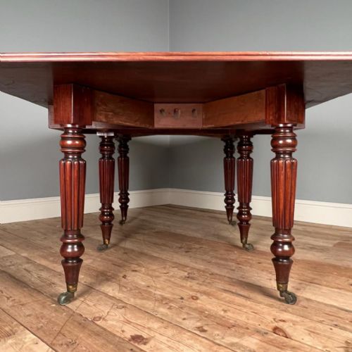 GEORGE IV GILLOWS MAHOGANY DROPLEAF TABLE - ADDITIONAL PHOTO 2