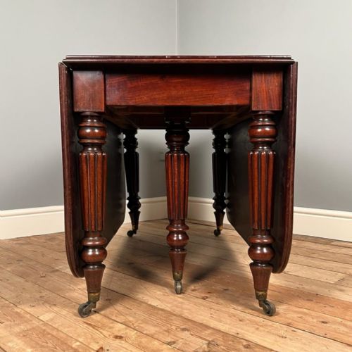 GEORGE IV GILLOWS MAHOGANY DROPLEAF TABLE - ADDITIONAL PHOTO 3