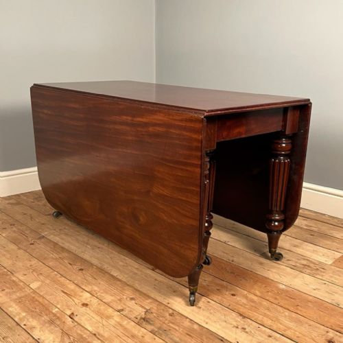 GEORGE IV GILLOWS MAHOGANY DROPLEAF TABLE - ADDITIONAL PHOTO 8