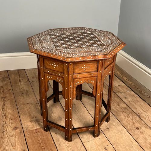 19th C Hoshiarpur Chess Board Top Table