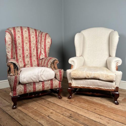 A Pair of Howard & Sons Ennismore Wing Chairs