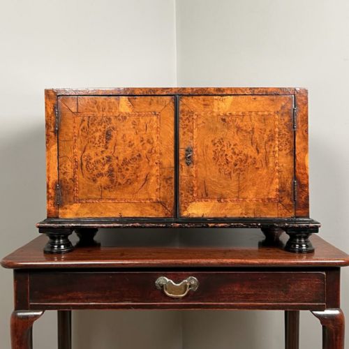 fig 1. Beautiful Anglo Portuguese Inlaid Table Cabinet