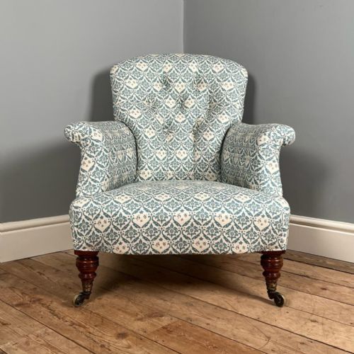 Howard & Sons Button Back Armchair
