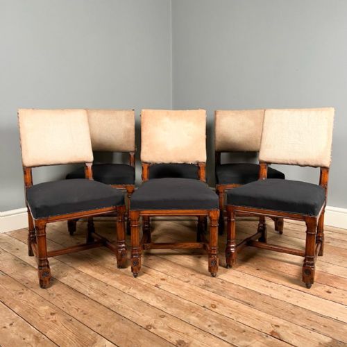 Set of 6 Gothic Parliament Dining Chairs - Awn Pugin Design