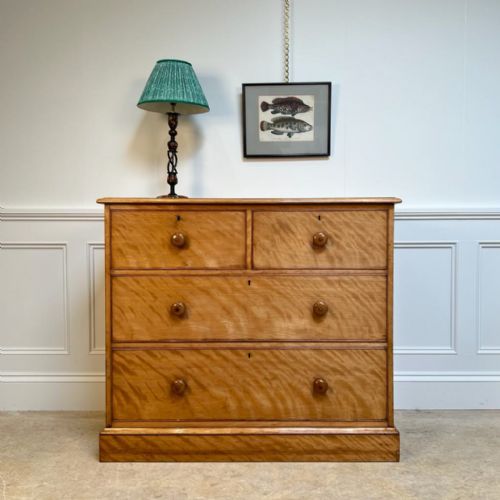 Holland & Sons Satin Birch Chest of Drawers