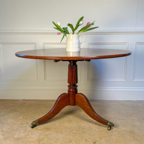 George IV English Oak Breakfast Table - Seats 4