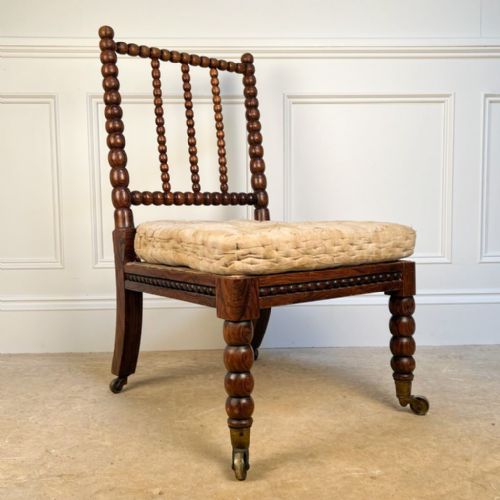 EARLY 19TH C BOBBIN CHAIR