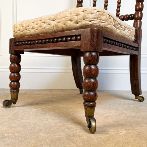 EARLY 19TH C BOBBIN CHAIR - ADDITIONAL PHOTO 5