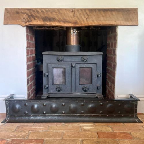 BEAUTIFUL COPPER ARTS CRAFTS FIRE FENDER - ADDITIONAL PHOTO 4