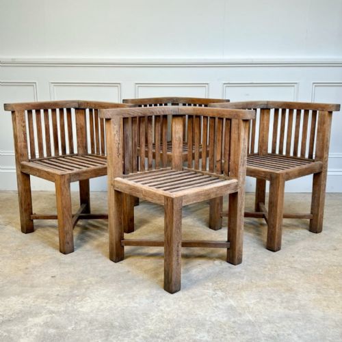fig 1. Heals Plus 4 Teak Garden Table and Chairs