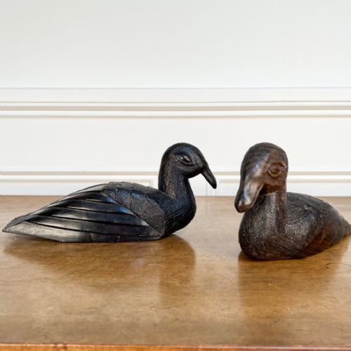 A Pair of Anglo Indian Duck Decoys