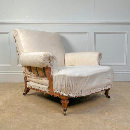 Large Holland & Sons Walnut Club Chair