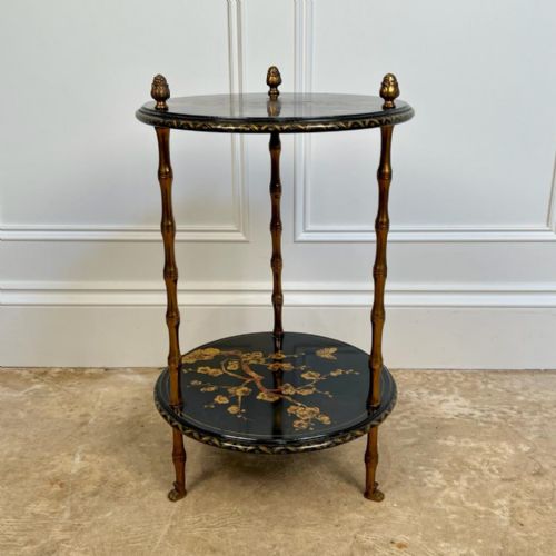 Stunning Edwardian Chinoiserie Etagere