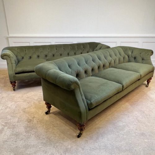 Rare Pair of William IV Country House Sofas