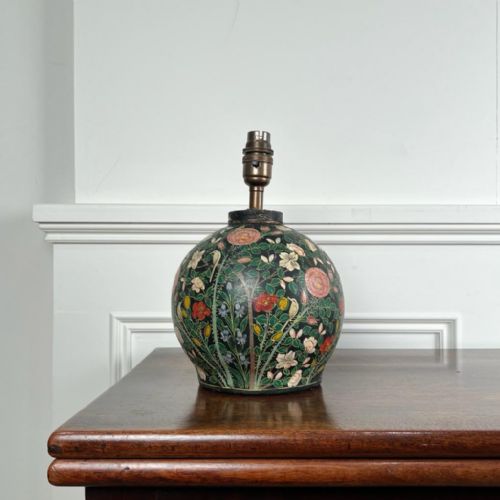 Pretty 1930'S Kashmiri Table Lamp