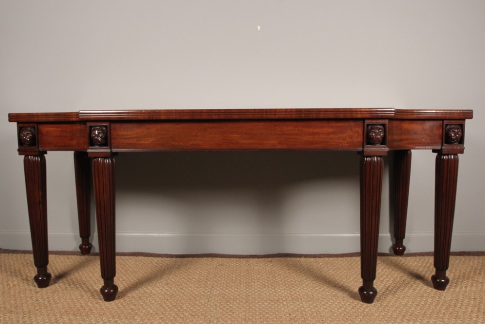 A Large Regency Mahogany Serving Table
