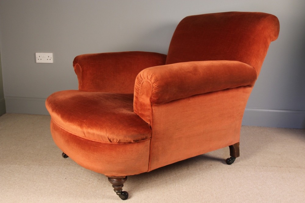 A Very Large 19th C. Easy Chair