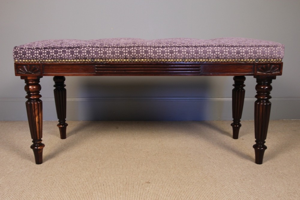 George IV Rosewood Window Seat