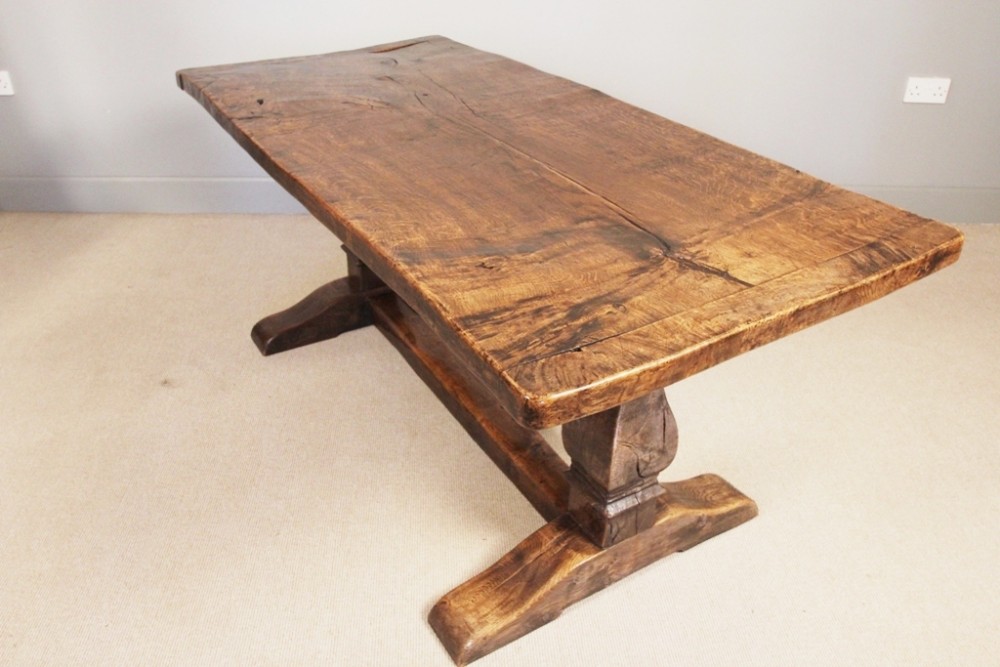 English Oak Farmhouse Table