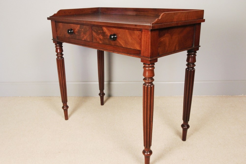 A William IV Mahogany Side Table