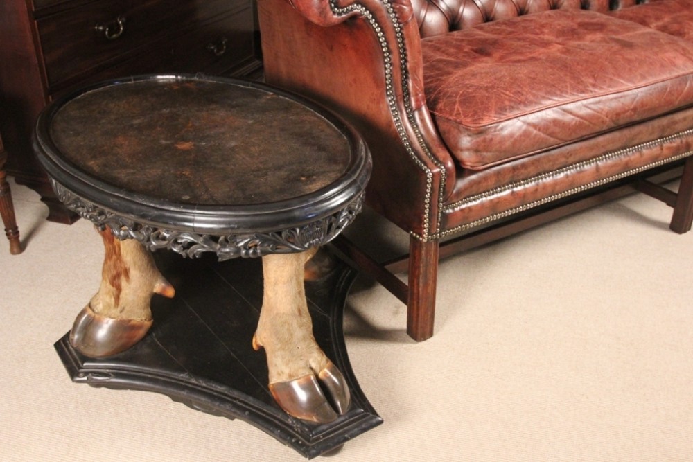 Anglo Indian Ebony Coffee Table