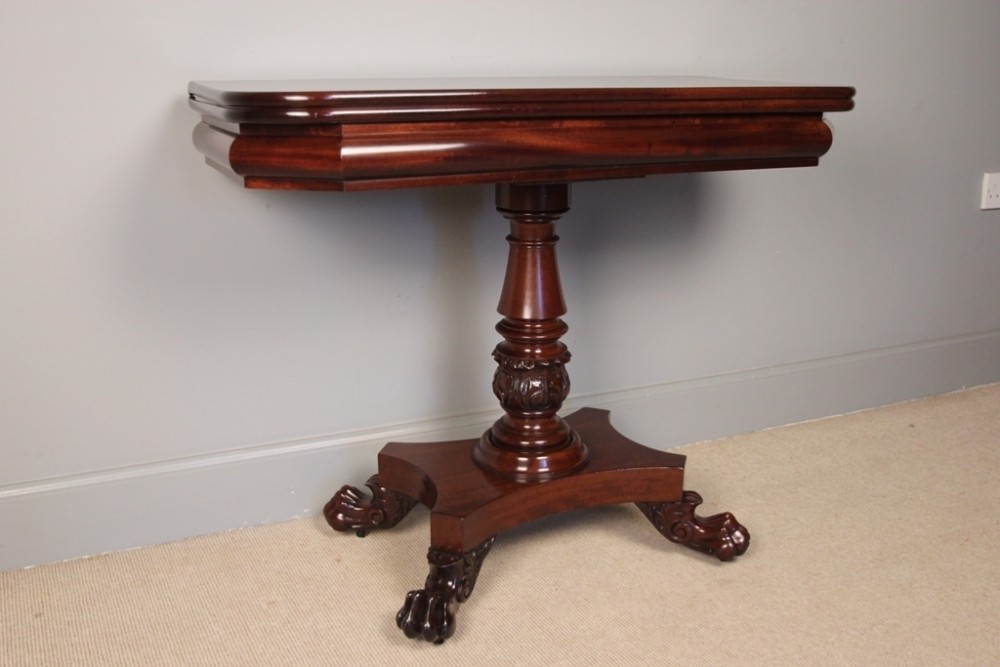 William IV Mahogany Tea Table