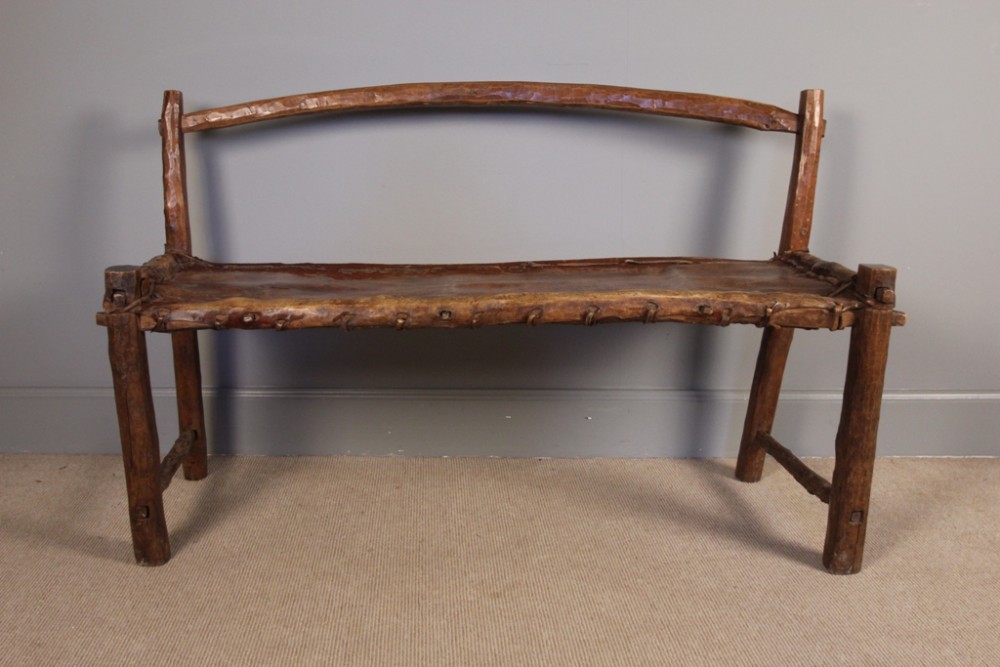 A Small 19th Primitive Bench