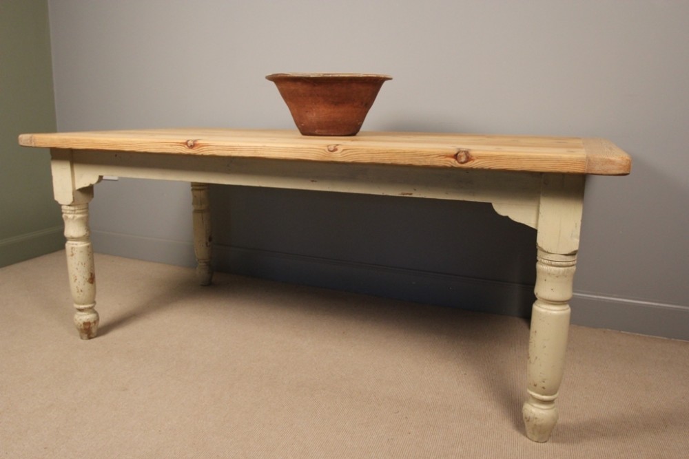 Edwardian Pine Kitchen Farmhouse Table