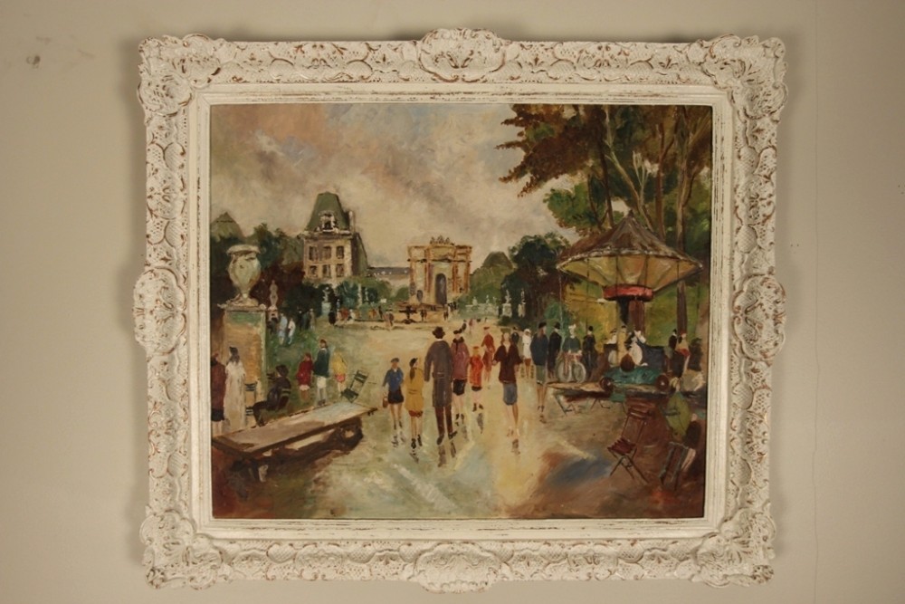 Mid 20th Century Oil on Board Painting