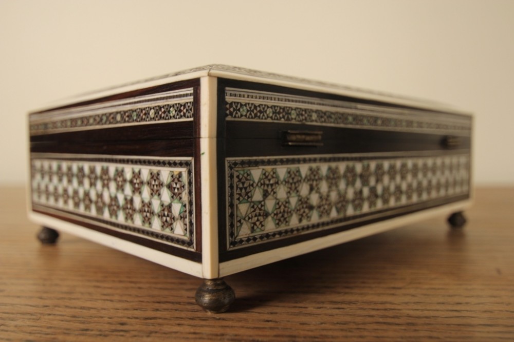 Anglo Indian Sadeli Micro Mosaic Box