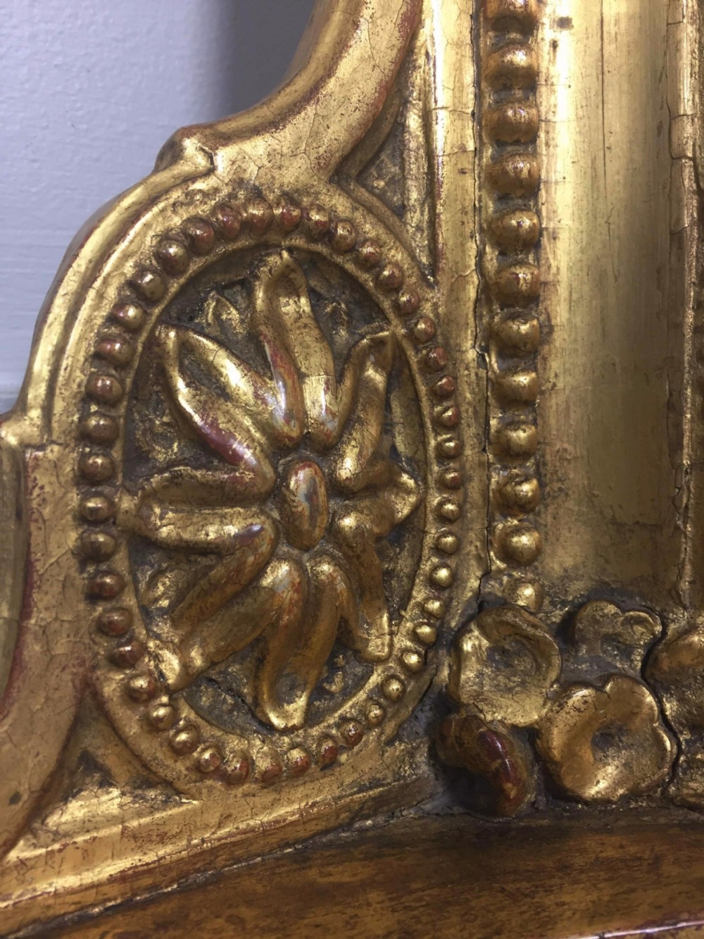 Classic 19th Century Giltwood Overmantle Mirror View IV