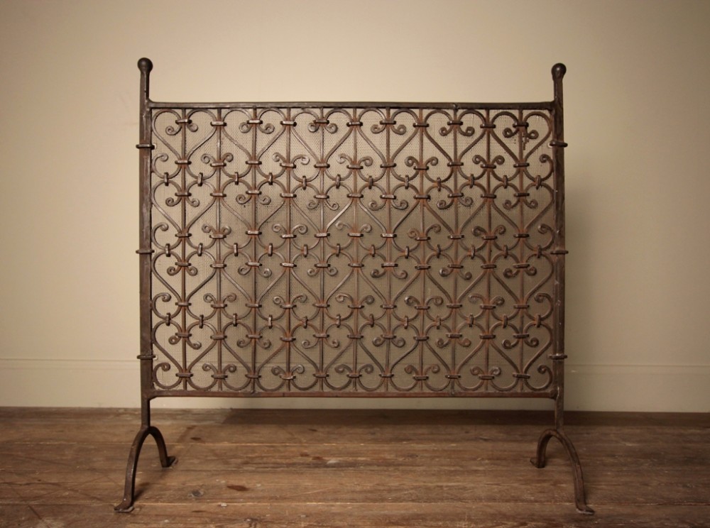 Hand Forged Iron Fireguard