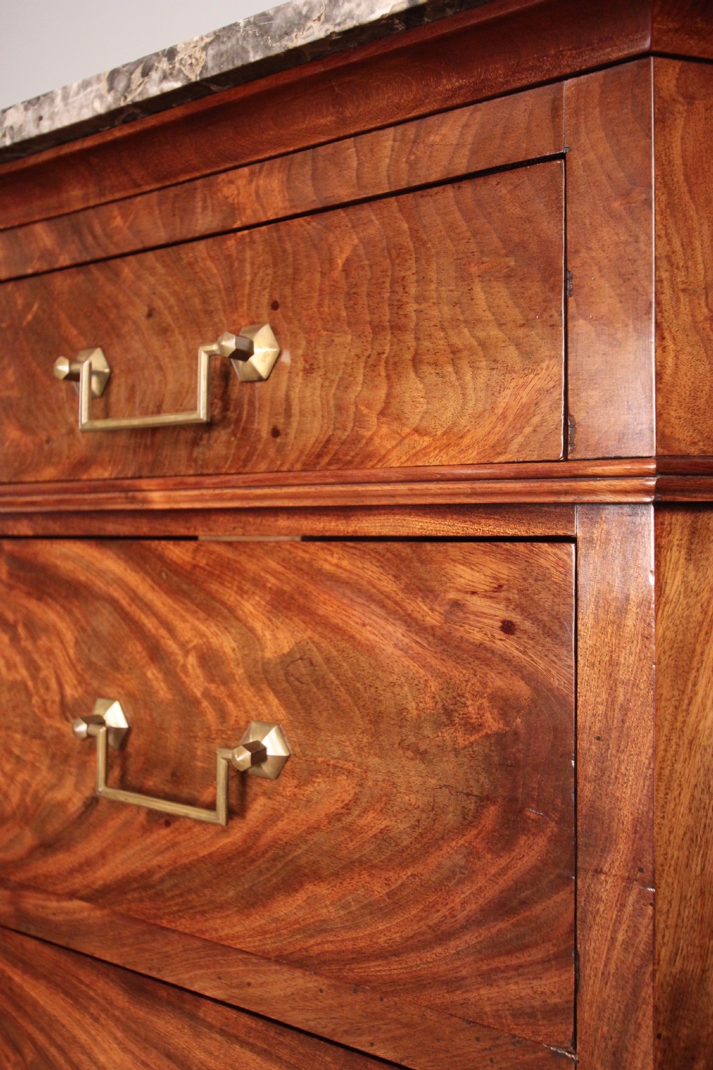 Stunning Louis Philippe Mahogany Commode Chest Of Drawers View V