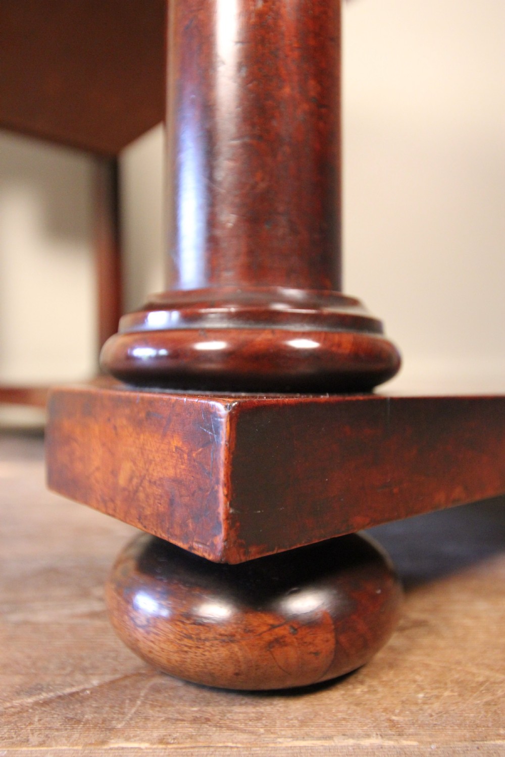 William IV Mahogany Console Serving Table with Fabulous  Colour View V