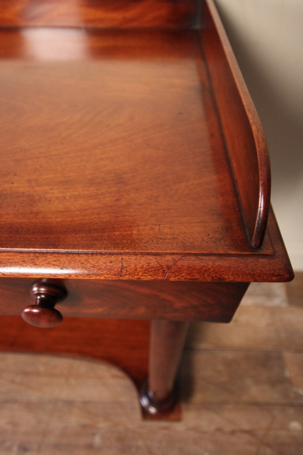 William IV Mahogany Console Serving Table with Fabulous  Colour View VII