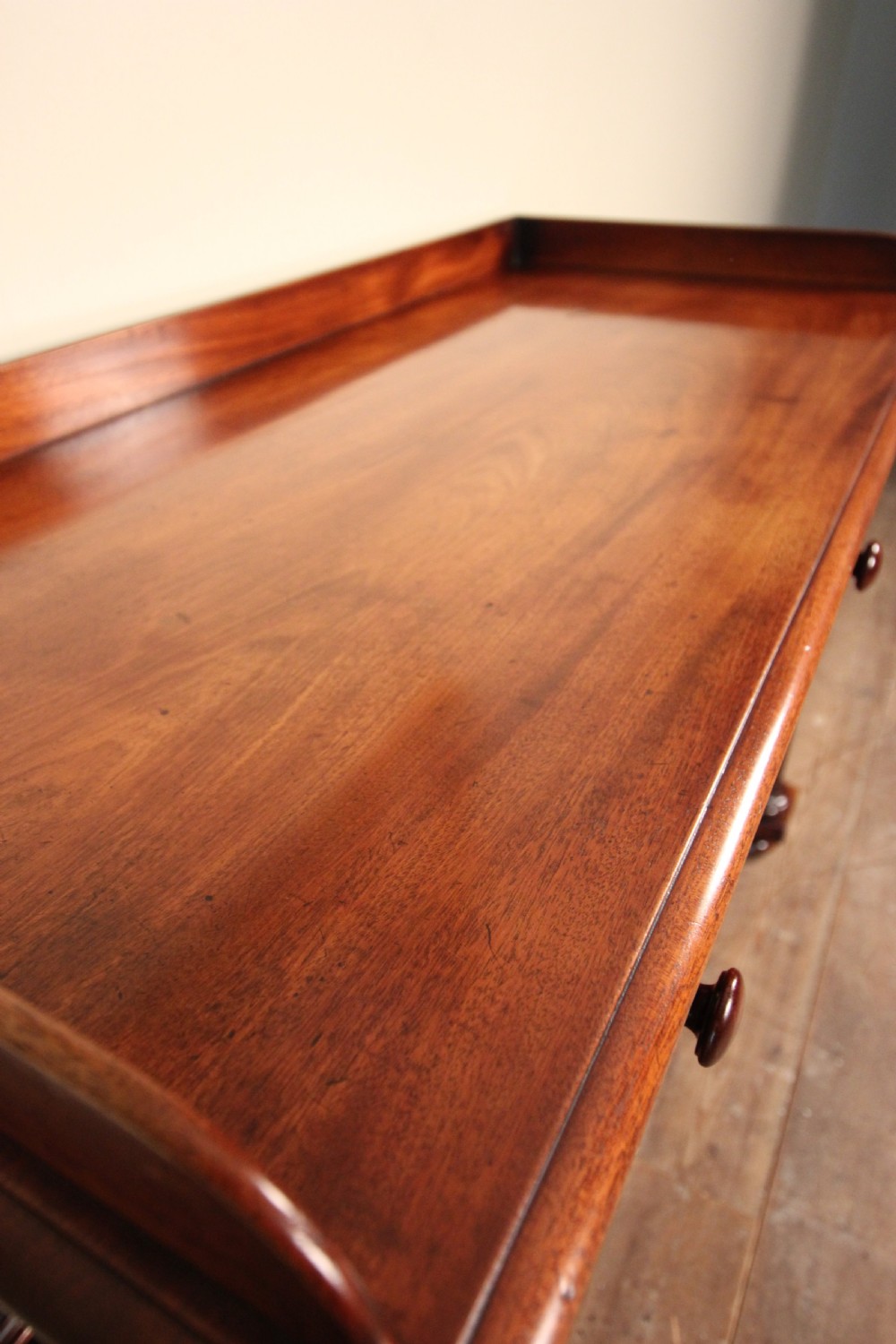 William IV Mahogany Console Serving Table with Fabulous  Colour View VIII