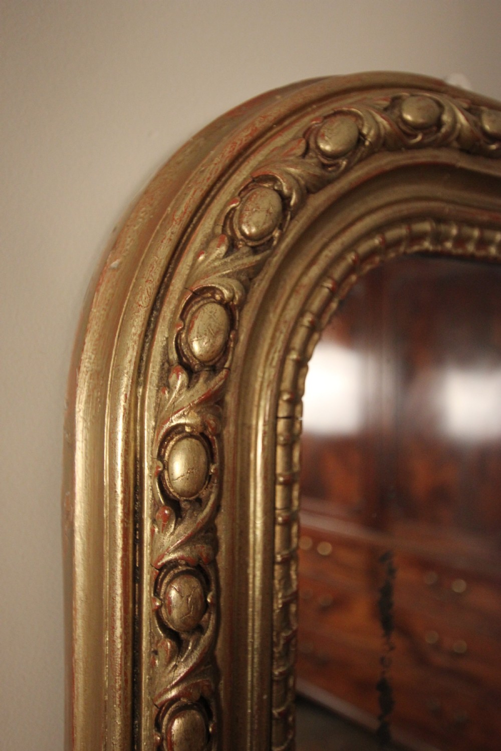 Large 19th C. Giltwood Overmantle Mirror View VII